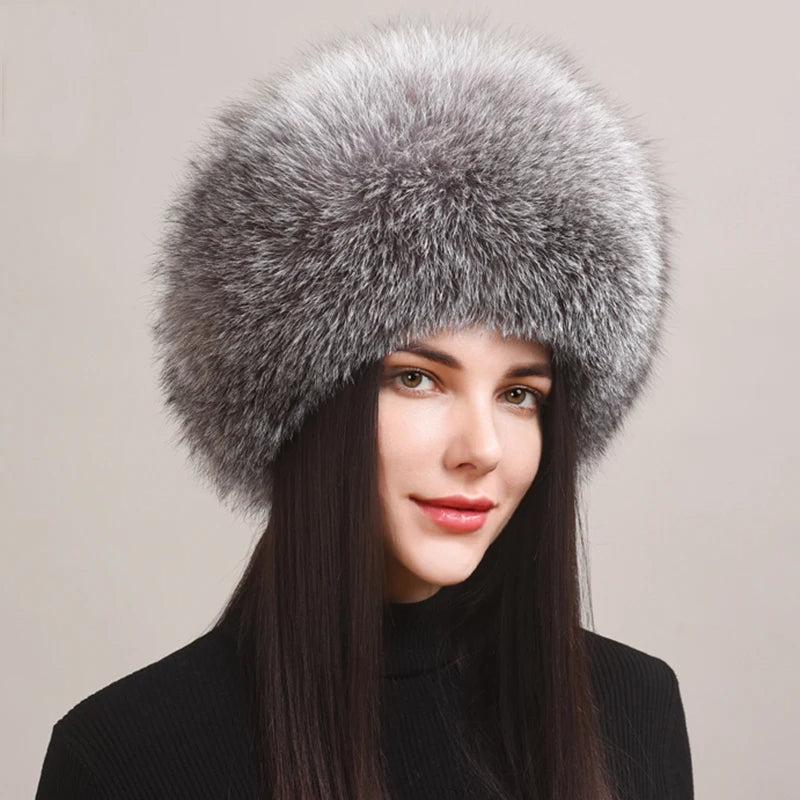 Plush winter hat with thick insulated design for women | Valentina