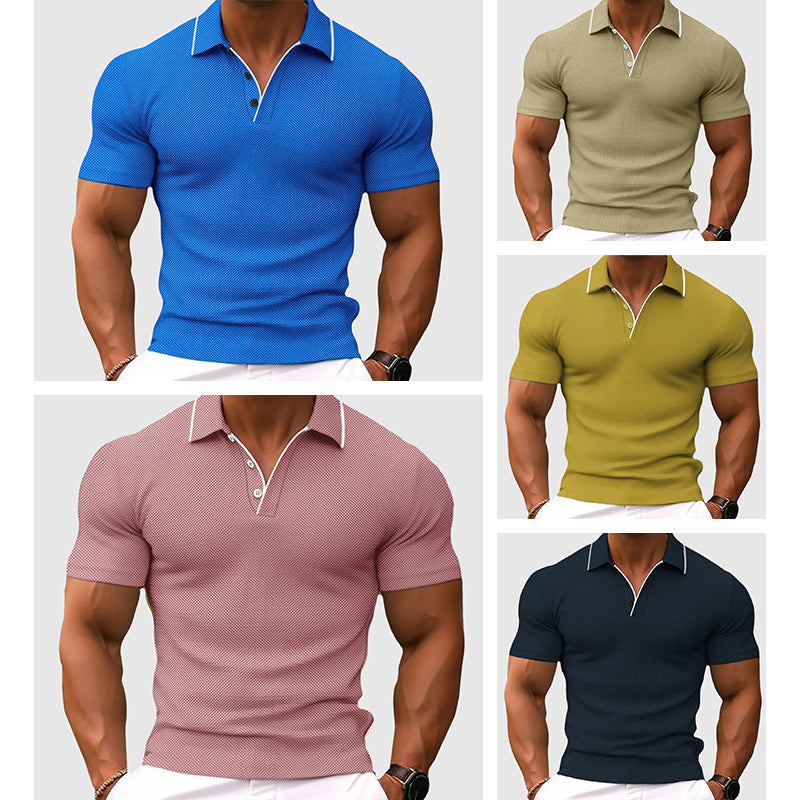 Classic smart everyday polo shirt for men | Alessandro Veneti -6