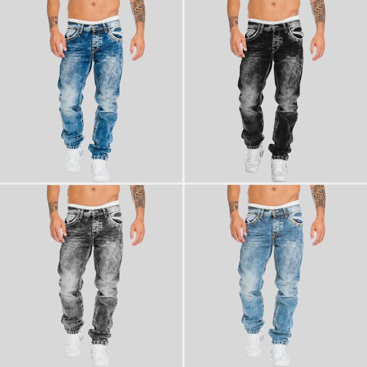 Urban denim jeans for men -5