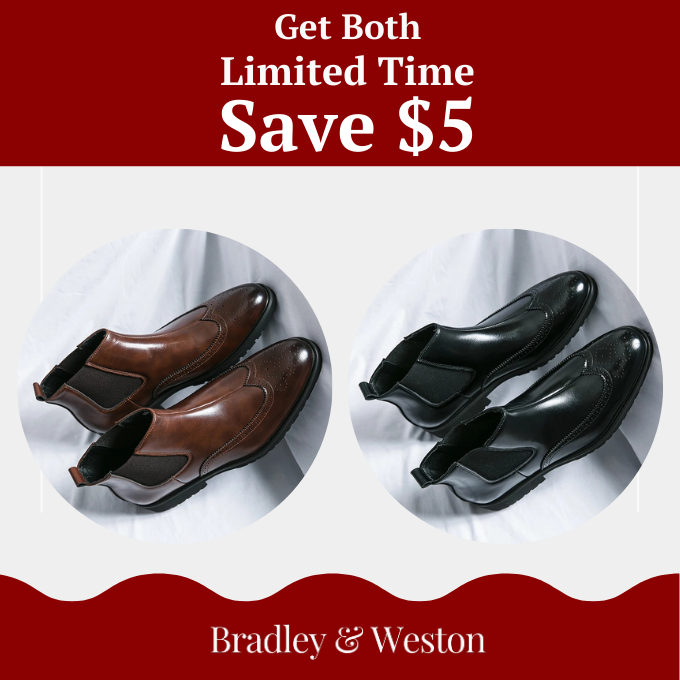 Classic leather brogue chelsea boots for men | Alden -24