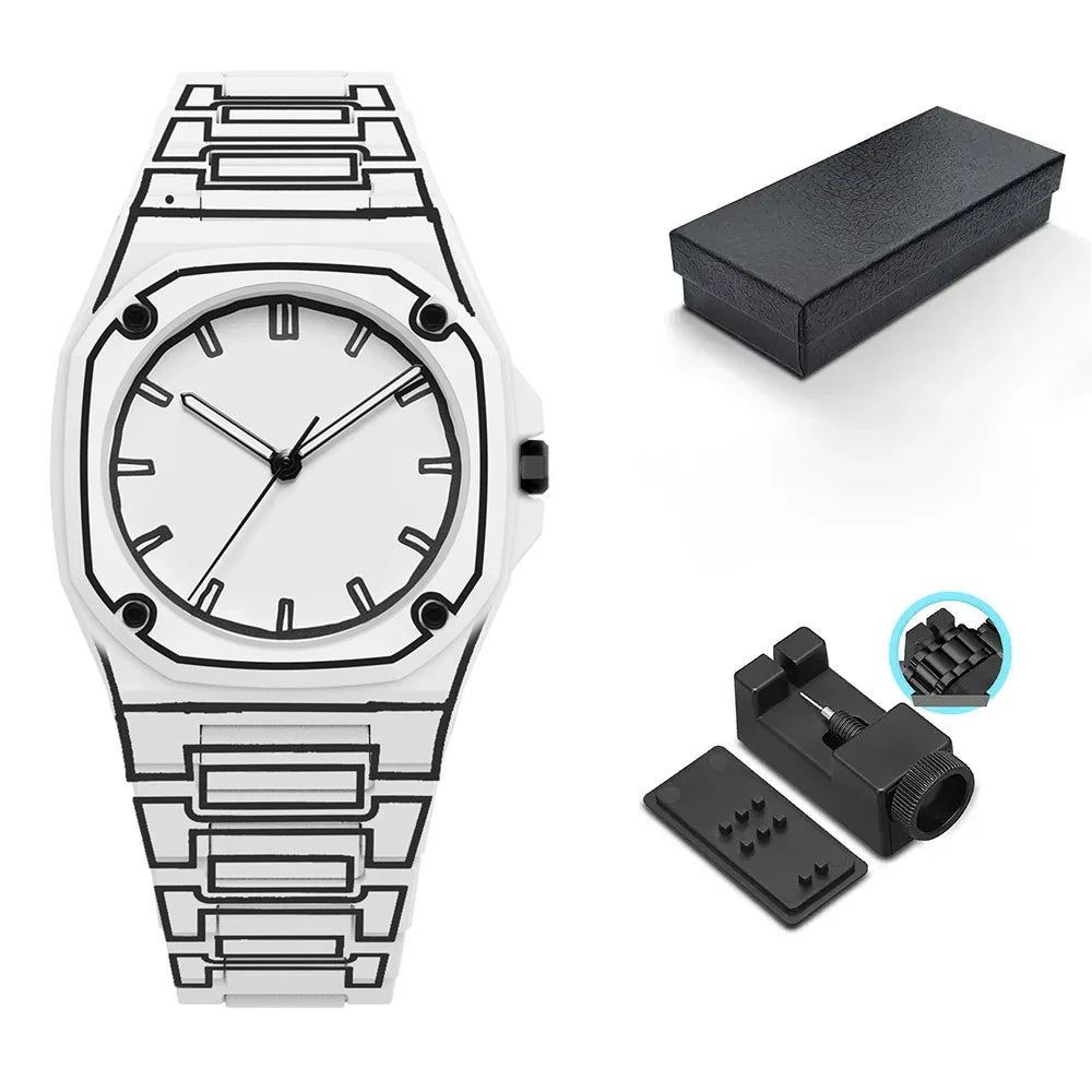 3D outline casual everyday watch for men | Outline Arc -8