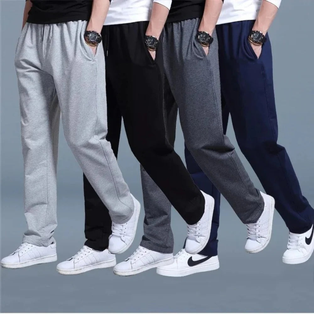 Relaxed fit sweatpants with adjustable drawstring for men | Rowan