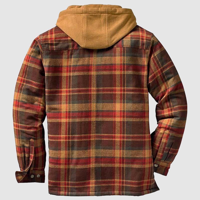 Sport cut zip-up outdoor jacket with detachable hood for men | Outback Ridge