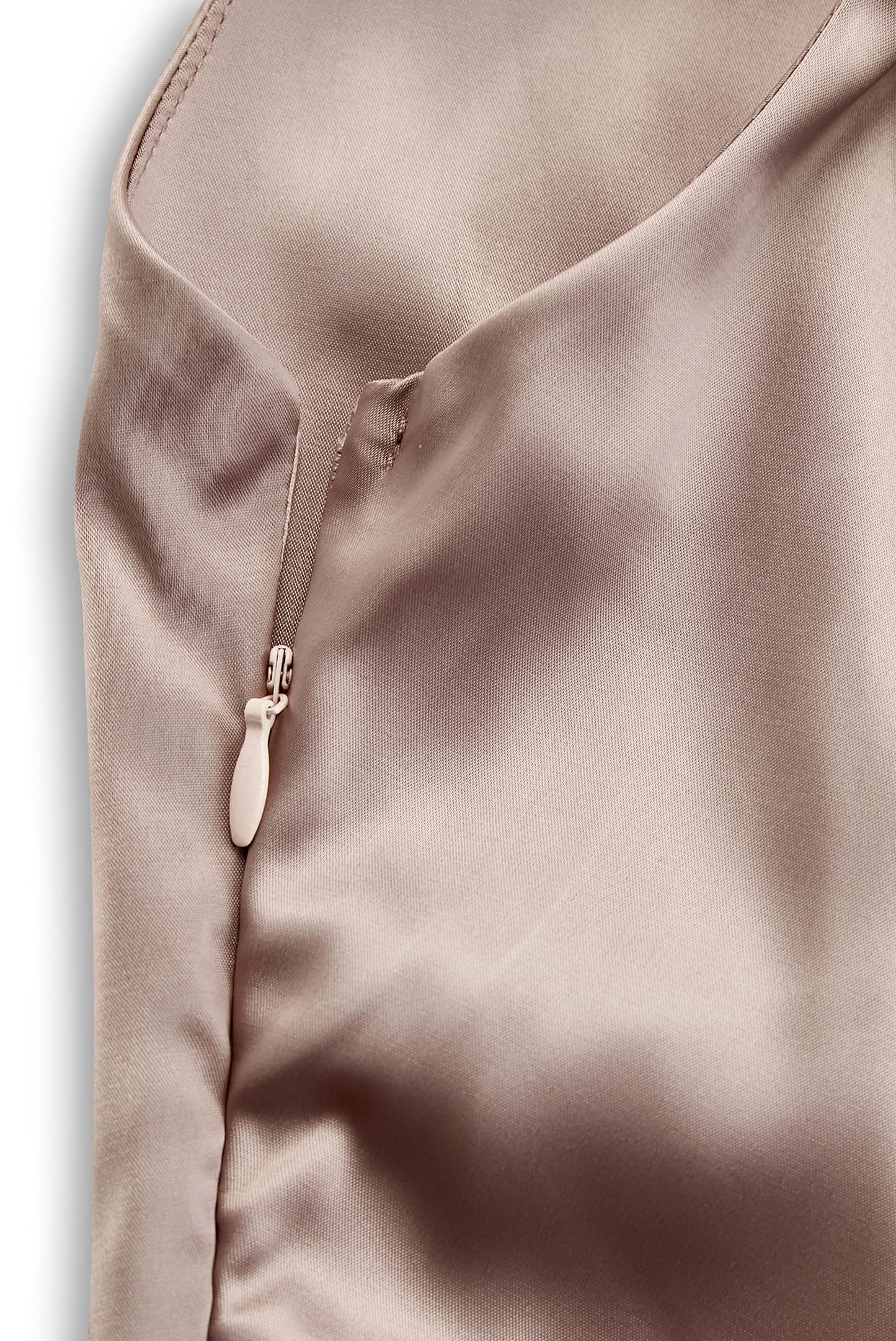 Champagne One-Shoulder Gown for women | Aurevina
