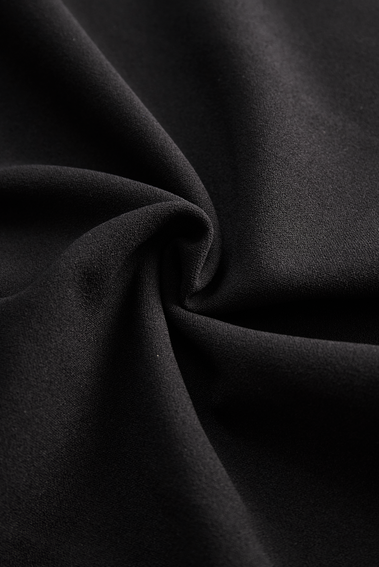 Black Belted Sheath Dress with Mandarin Collar for women | Arvella