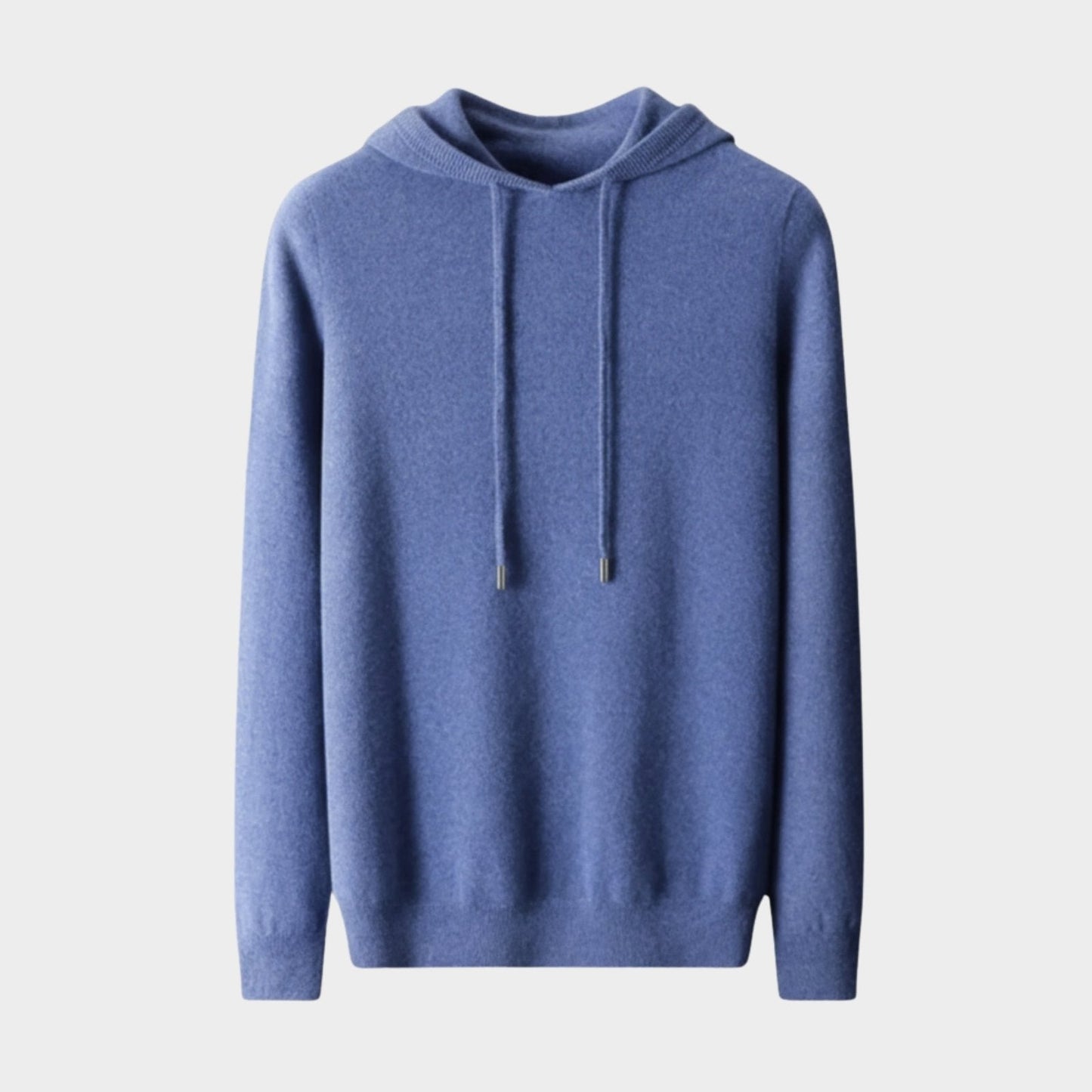 Lightweight structured knit hoodie with adjustable hood for men | Avenor