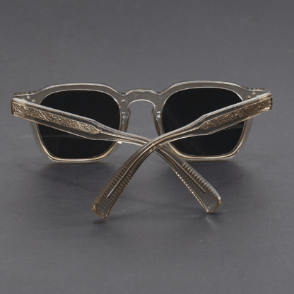 Bold square frame UV protection sunglasses with tinted lenses for men | Marcellis