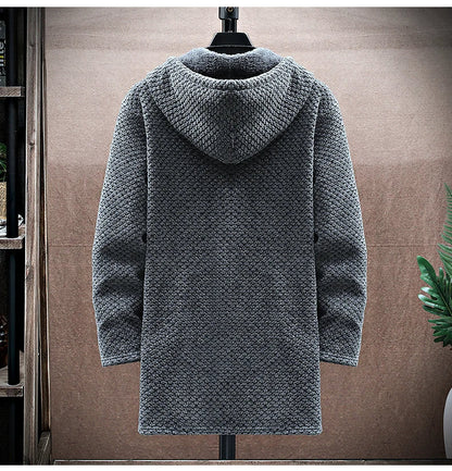 Tailored hooded jacket with fleece lining and zip closure for men | Valmont