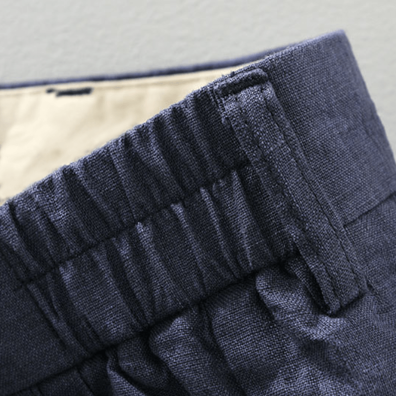 Lightweight tapered warm weather pants with soft waistband for men | Arvello