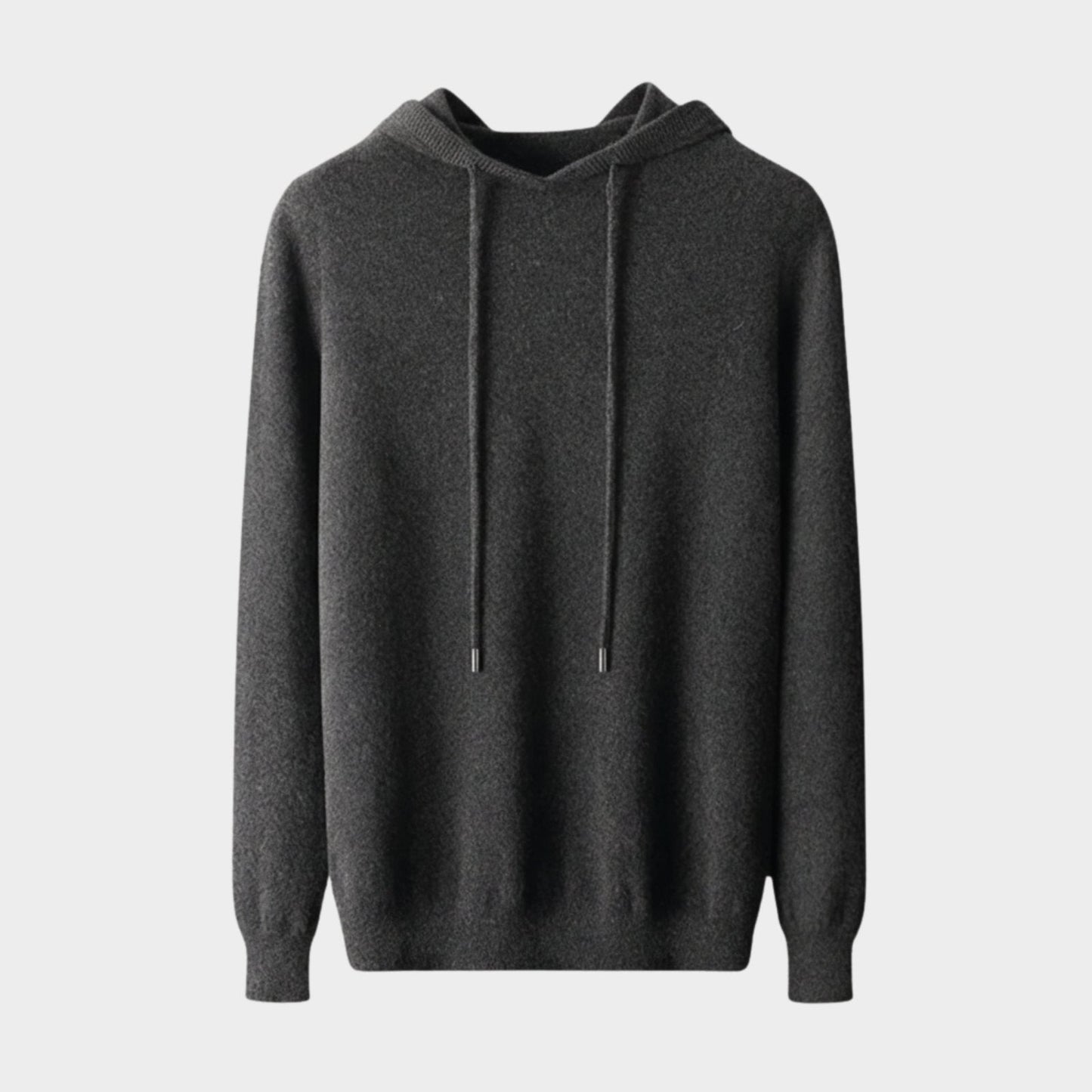 Lightweight structured knit hoodie with adjustable hood for men | Avenor