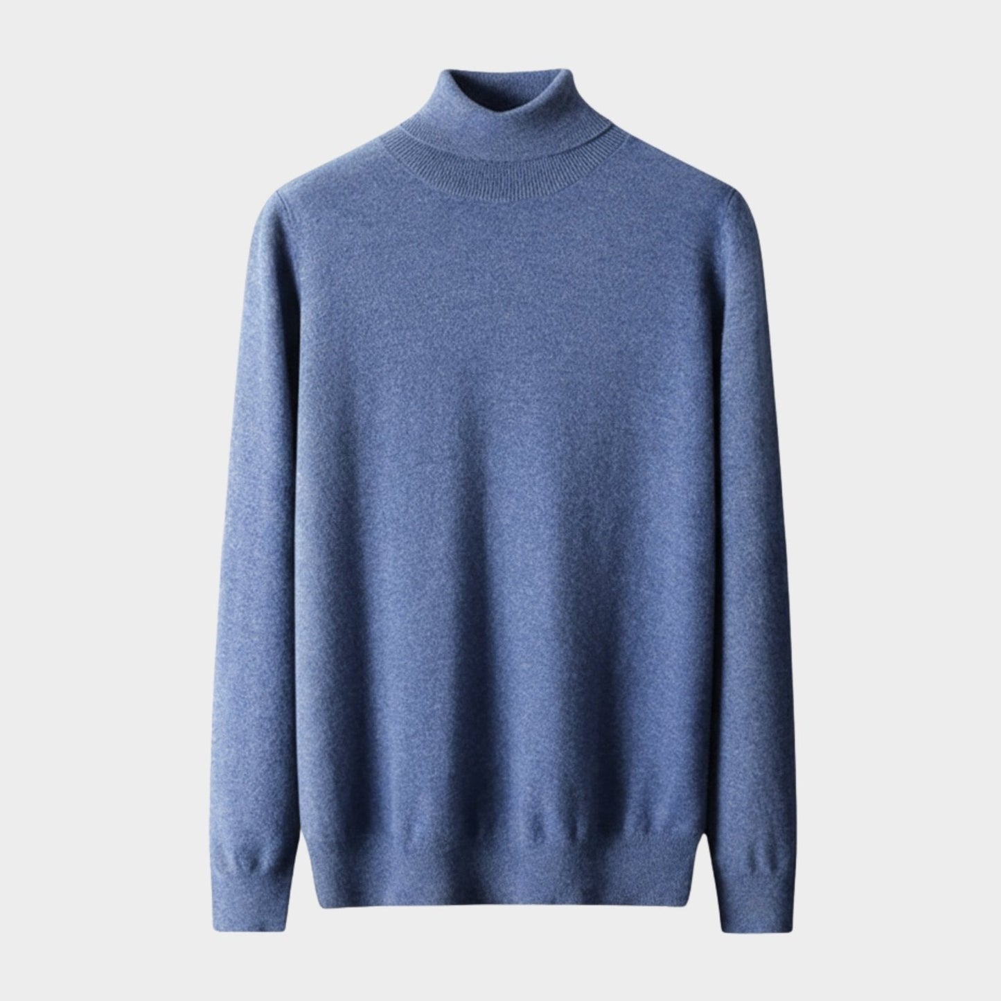 Lightweight refined knit turtleneck sweater with tailored fit for men | Sorren