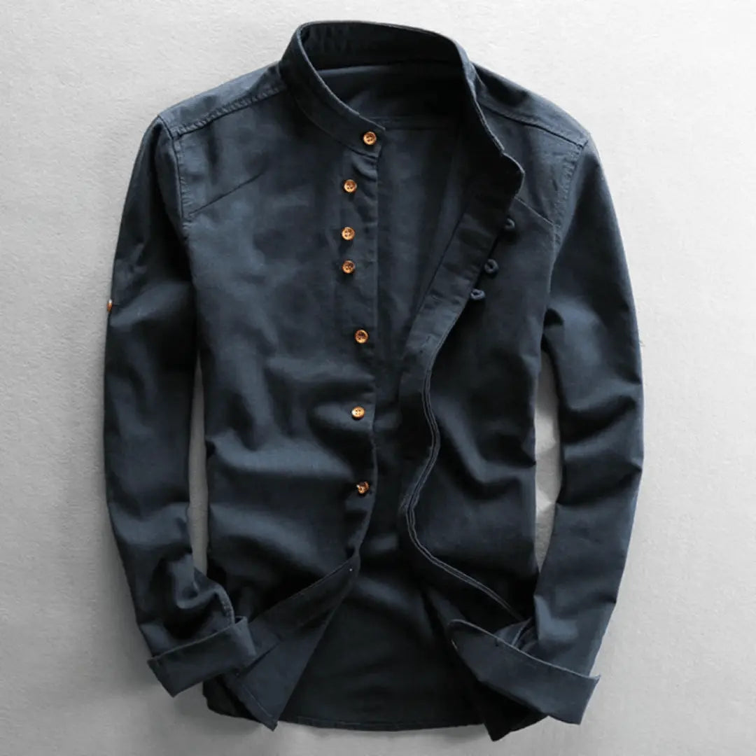 Classic Japanese-style breathable shirt for men | Apollo -1