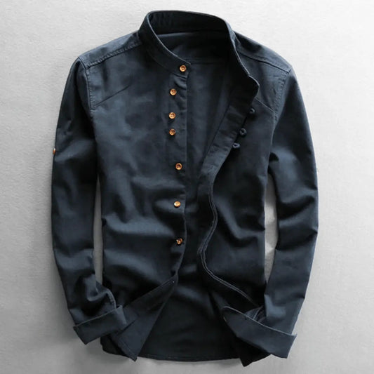 Classic Japanese-style breathable shirt for men | Apollo -1