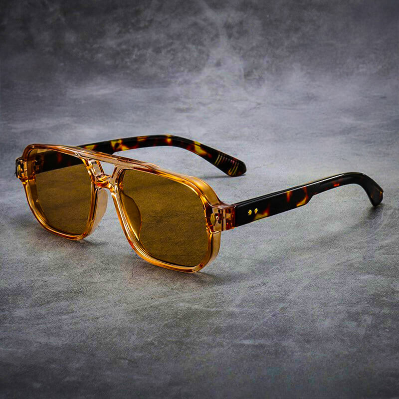 Bold oversized tinted sunglasses for men | Mason -2