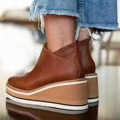 Winter Platform Chelsea Ankle Boots for women | Brielle