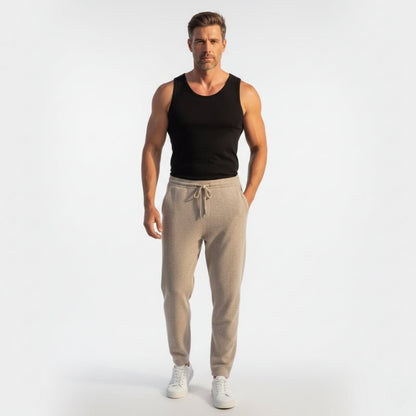 Relaxed fit knit drawstring pants for everyday comfort for men | Aeris