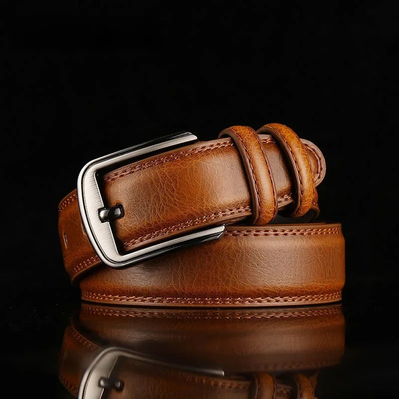 Classic durable 100% cowhide leather belt for men | Heritage -9