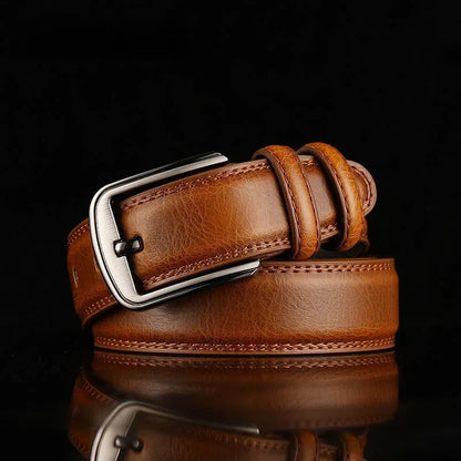 Classic durable 100% cowhide leather belt for men | Heritage -9