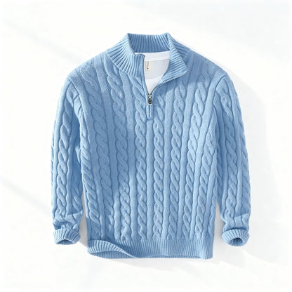 Cosy half-zip pullover sweater for men | Everton -2