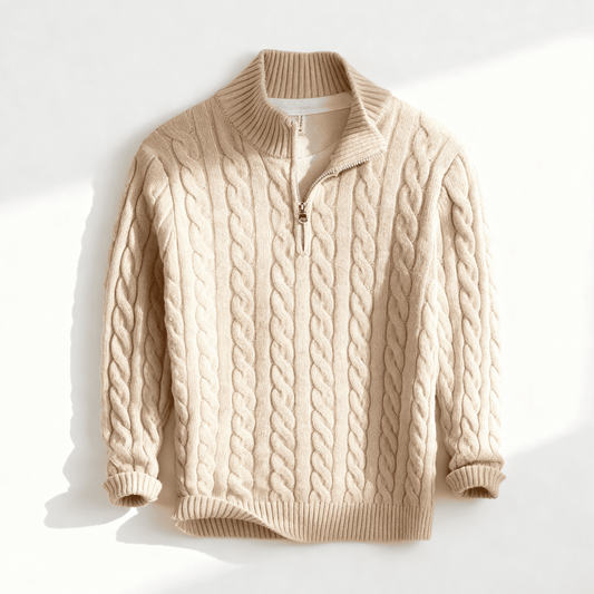 Cosy half-zip pullover sweater for men | Everton -1