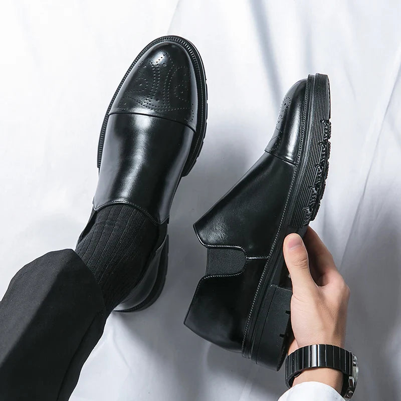 Classic Slip On Panel Dress Shoes for women | Rafael