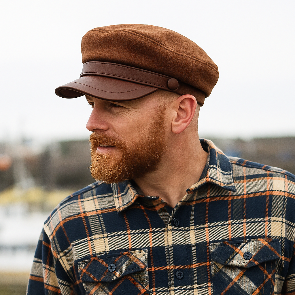 Classic structured coastal fisherman cap for men | Riviera -2
