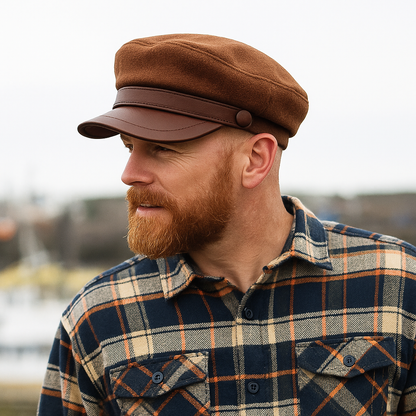 Classic structured coastal fisherman cap for men | Riviera -2