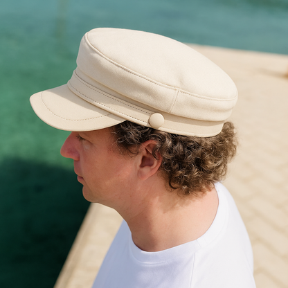 Classic structured coastal fisherman cap for men | Riviera -3