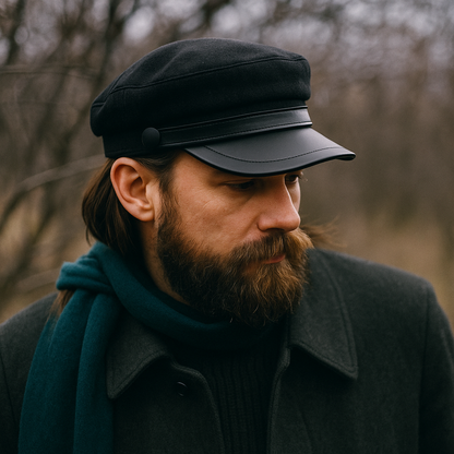 Classic structured coastal fisherman cap for men | Riviera -1