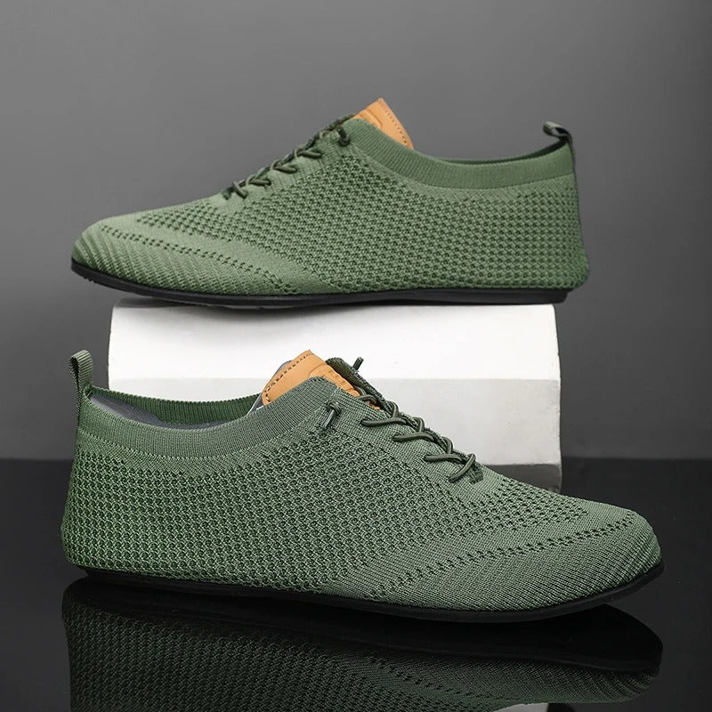 Featherlight comfortable stretch knit slip-on trainers for men | Mesh Knit -20
