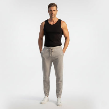 Relaxed fit knit drawstring pants for everyday comfort for men | Aeris