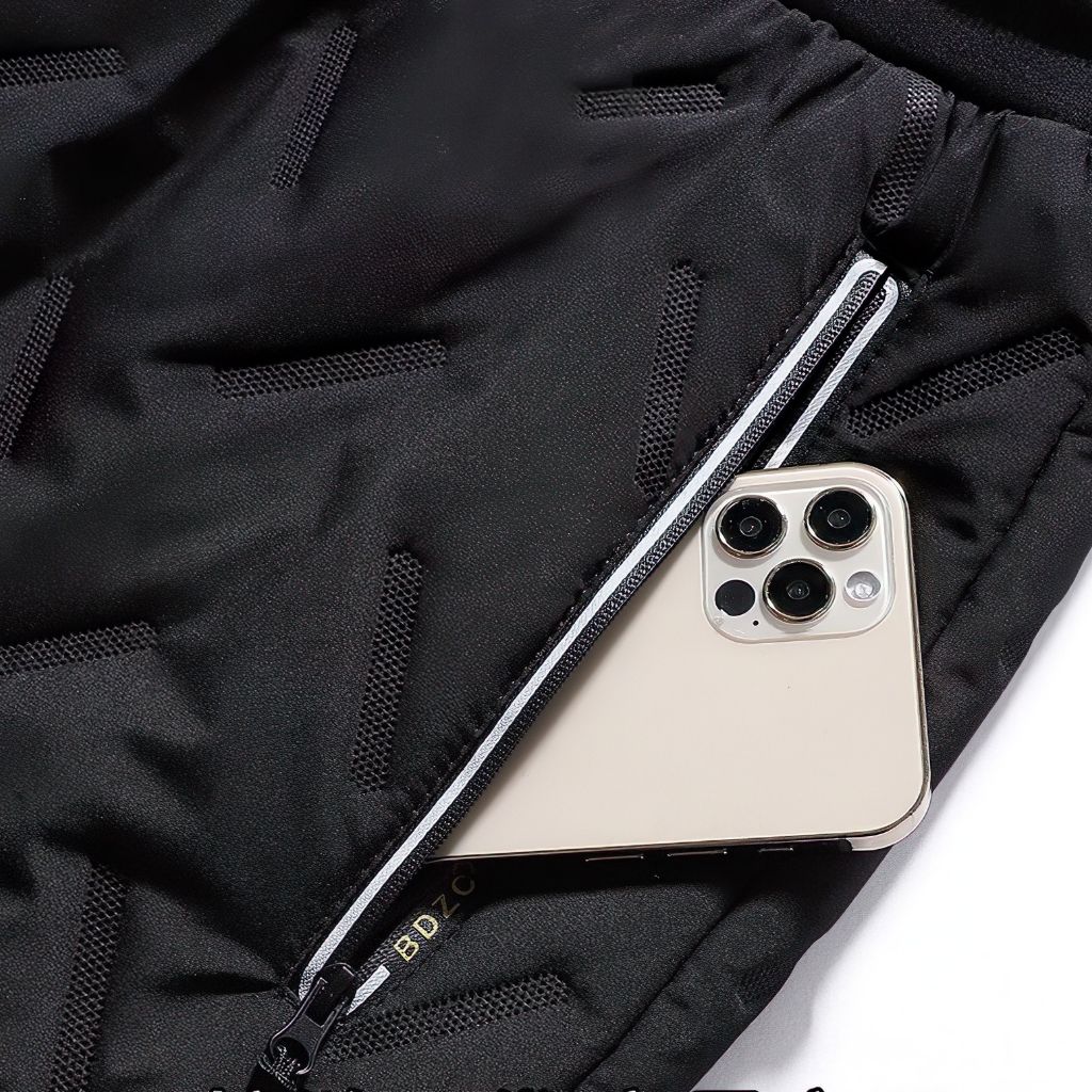 Warm fleece-lined thermal jogging trousers for men | Leila -6