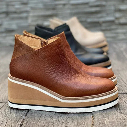 Winter Platform Chelsea Ankle Boots for women | Brielle