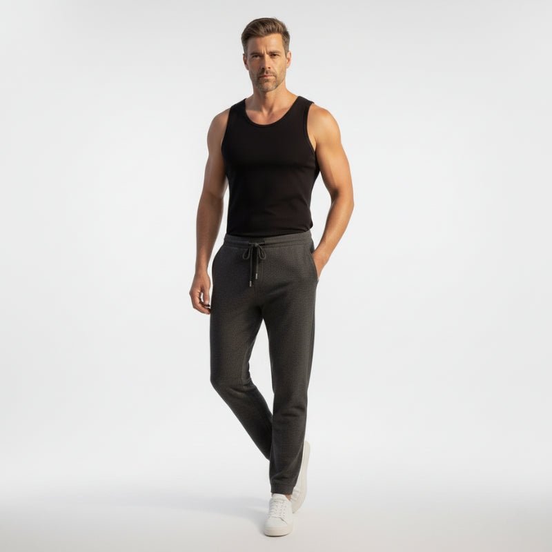 Relaxed fit knit drawstring pants for everyday comfort for men | Aeris