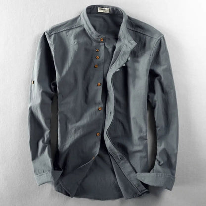 Classic Japanese-style breathable shirt for men | Apollo -4