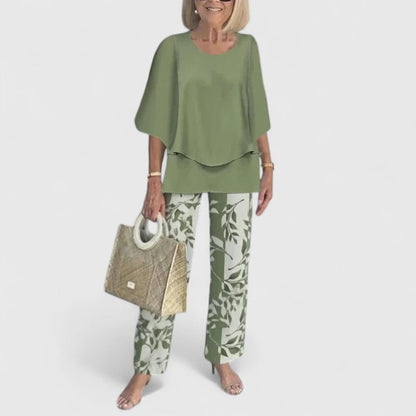 Sophisticated Coordinated Two Piece Outfit Set for women | Eliana