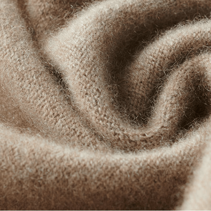 Lightweight draped knit shawl with cozy cowl neck for women | Mirelle