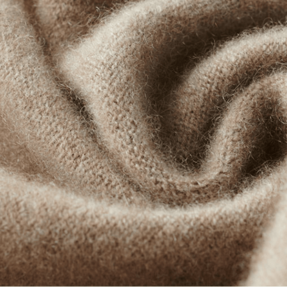 Lightweight draped knit shawl with cozy cowl neck for women | Mirelle