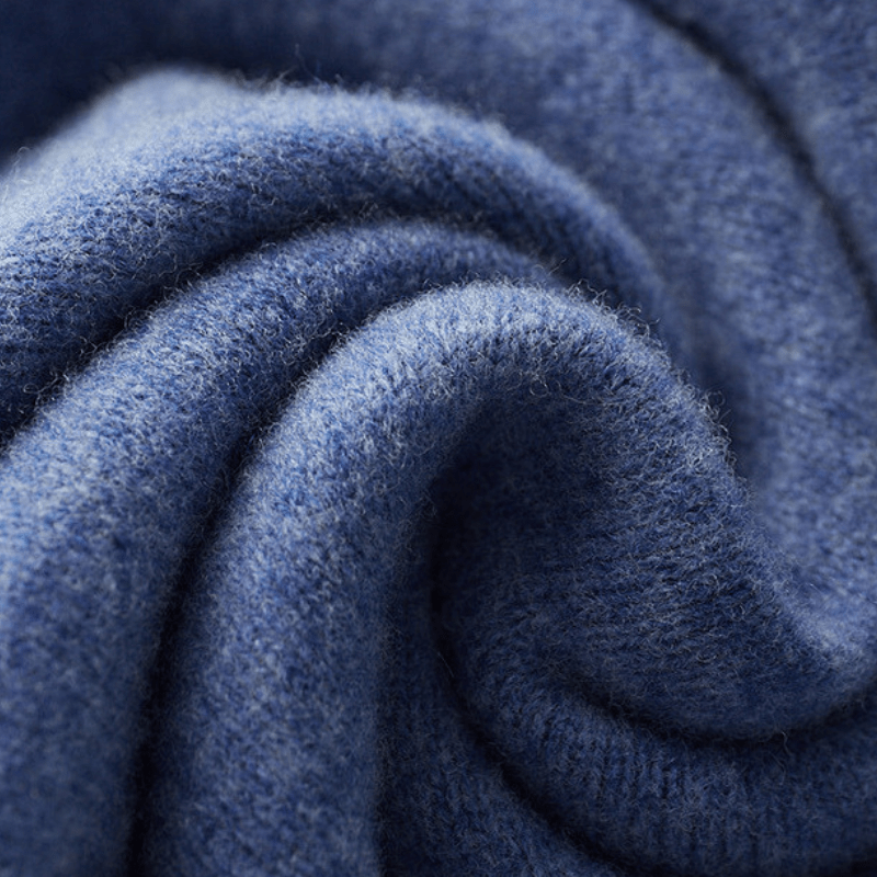 Lightweight refined knit hoodie with minimalist design for men | Caelum