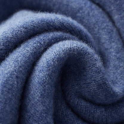 Lightweight refined knit hoodie with minimalist design for men | Caelum