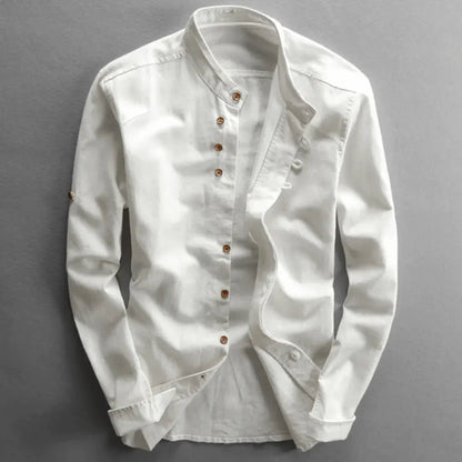 Classic Japanese-style breathable shirt for men | Apollo -5