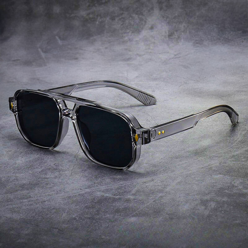 Bold oversized tinted sunglasses for men | Mason -3