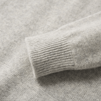 Lightweight refined knit hoodie with minimalist design for men | Caelum