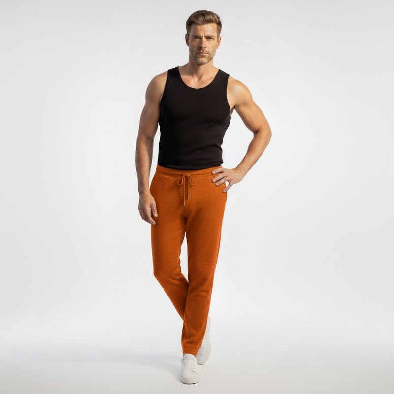 Relaxed fit knit drawstring pants for everyday comfort for men | Aeris