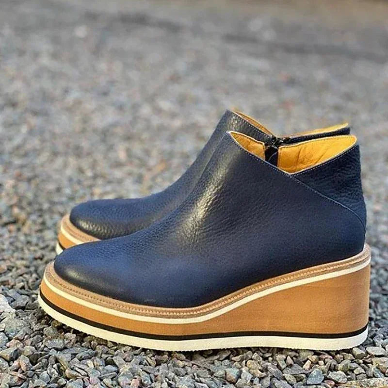 Winter Platform Chelsea Ankle Boots for women | Brielle