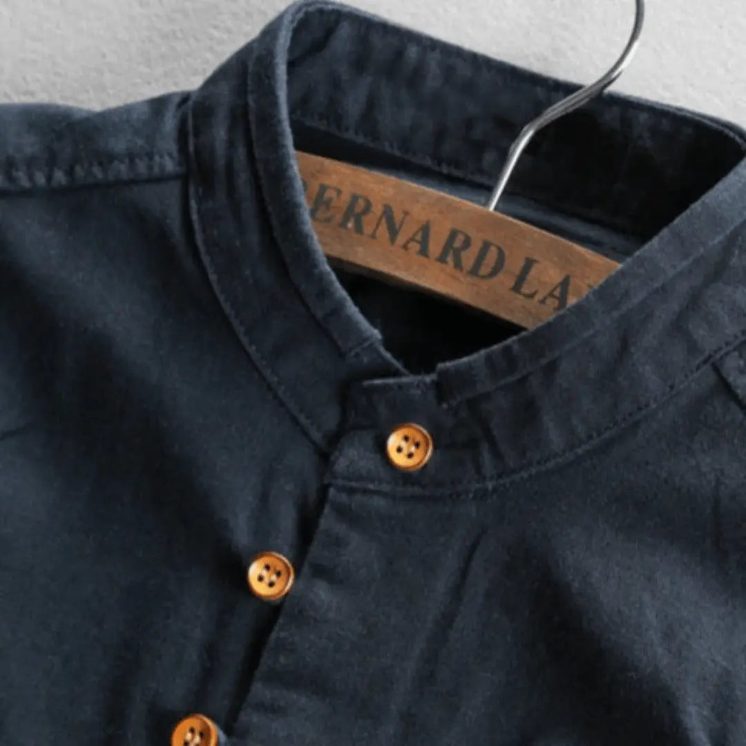 Classic Japanese-style breathable shirt for men | Apollo -2