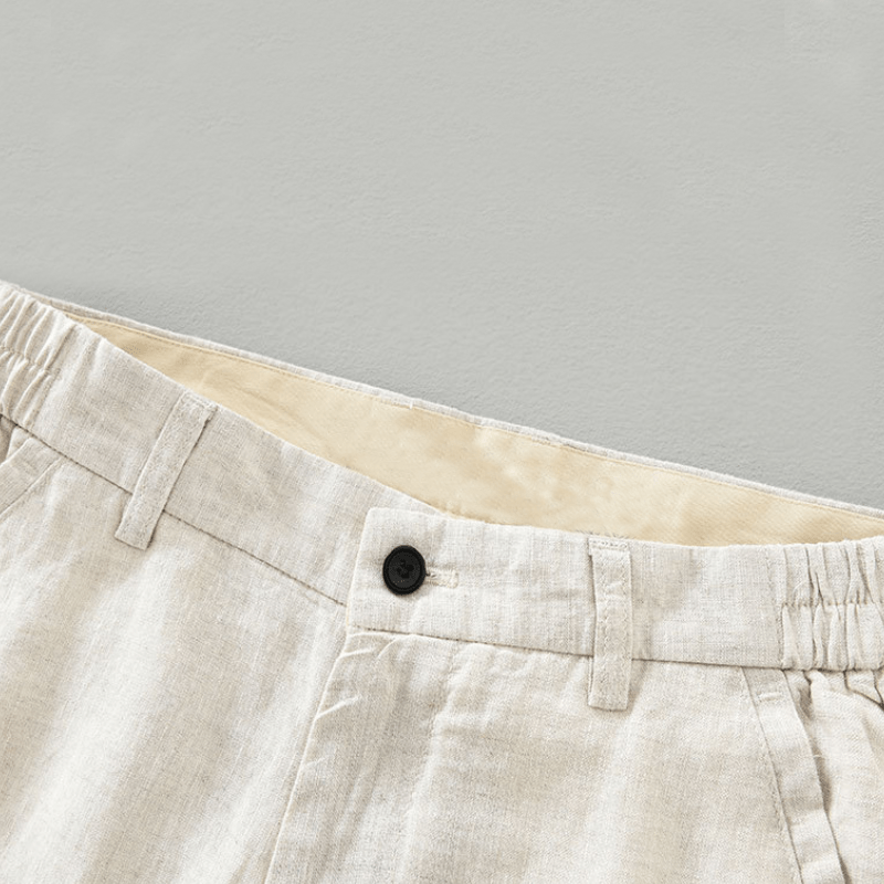Lightweight tapered warm weather pants with soft waistband for men | Arvello
