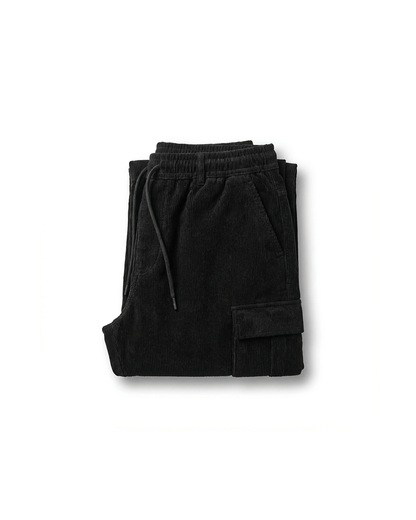 Relaxed comfort cargo sweatpants for men -1
