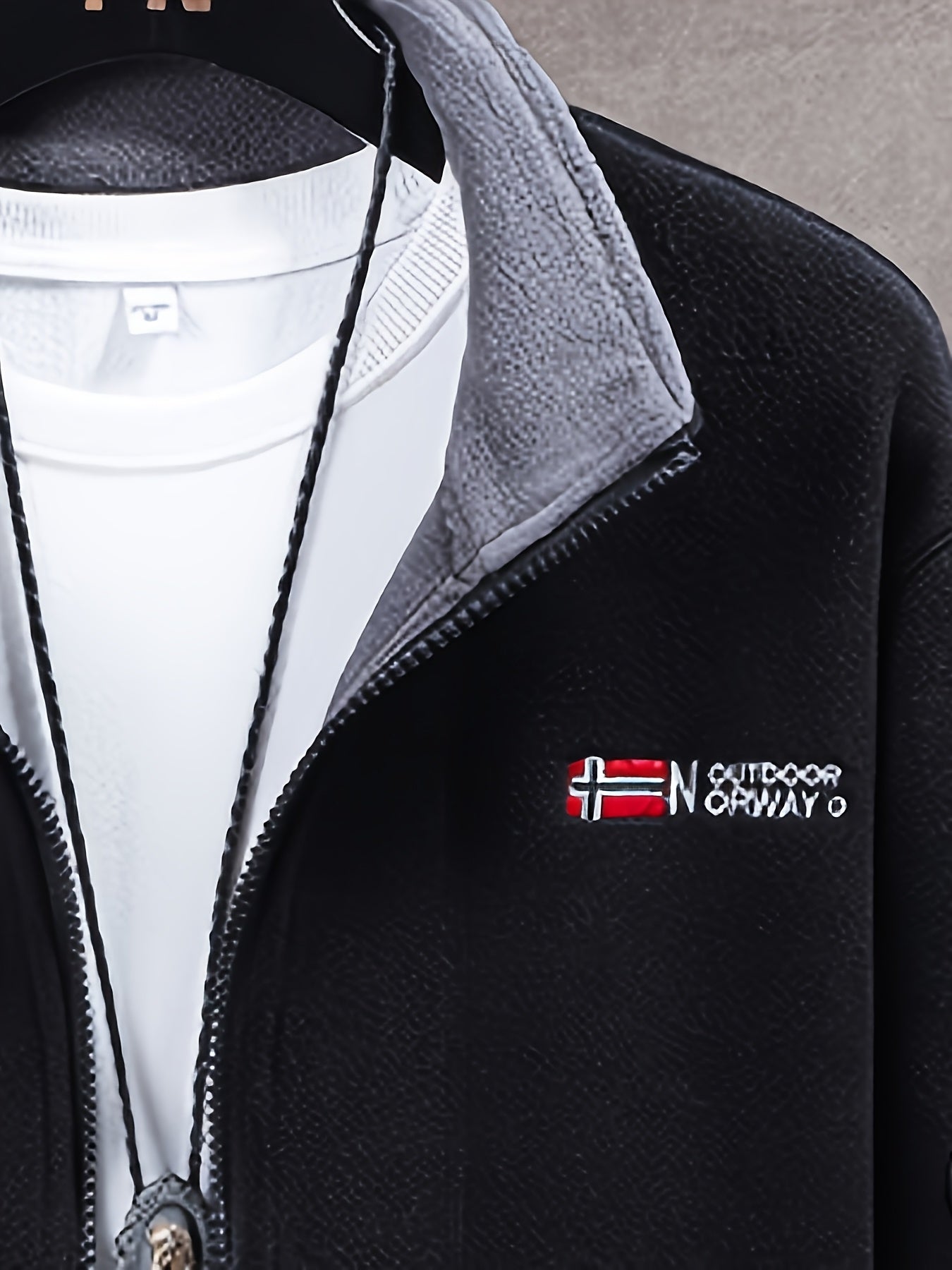 Warm lightweight outdoor fleece jacket for men | Julius -28