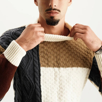 Classic crewneck vanguard knit sweater for men | Apollo -2
